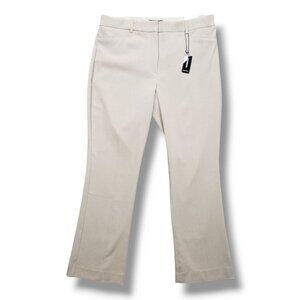 Express Columnist Trouser Womens 14 Short Beige Barely Boot High Rise‎ Pants